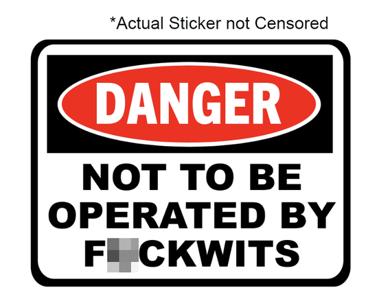 Operated by F Wits Sticker